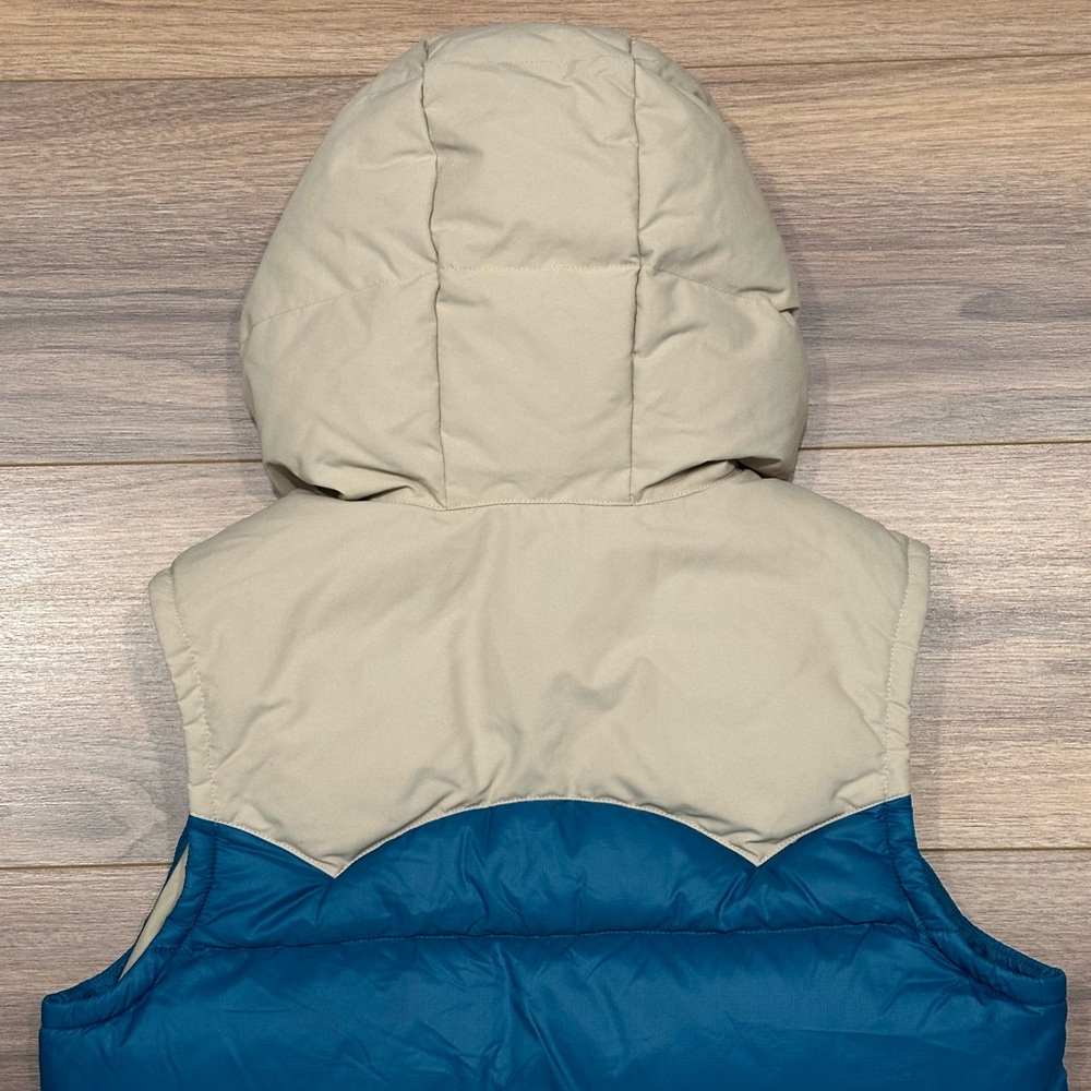 Patagonia Bivy Hooded Vest in Wavy Blue Size Medium - Picture 10 of 12